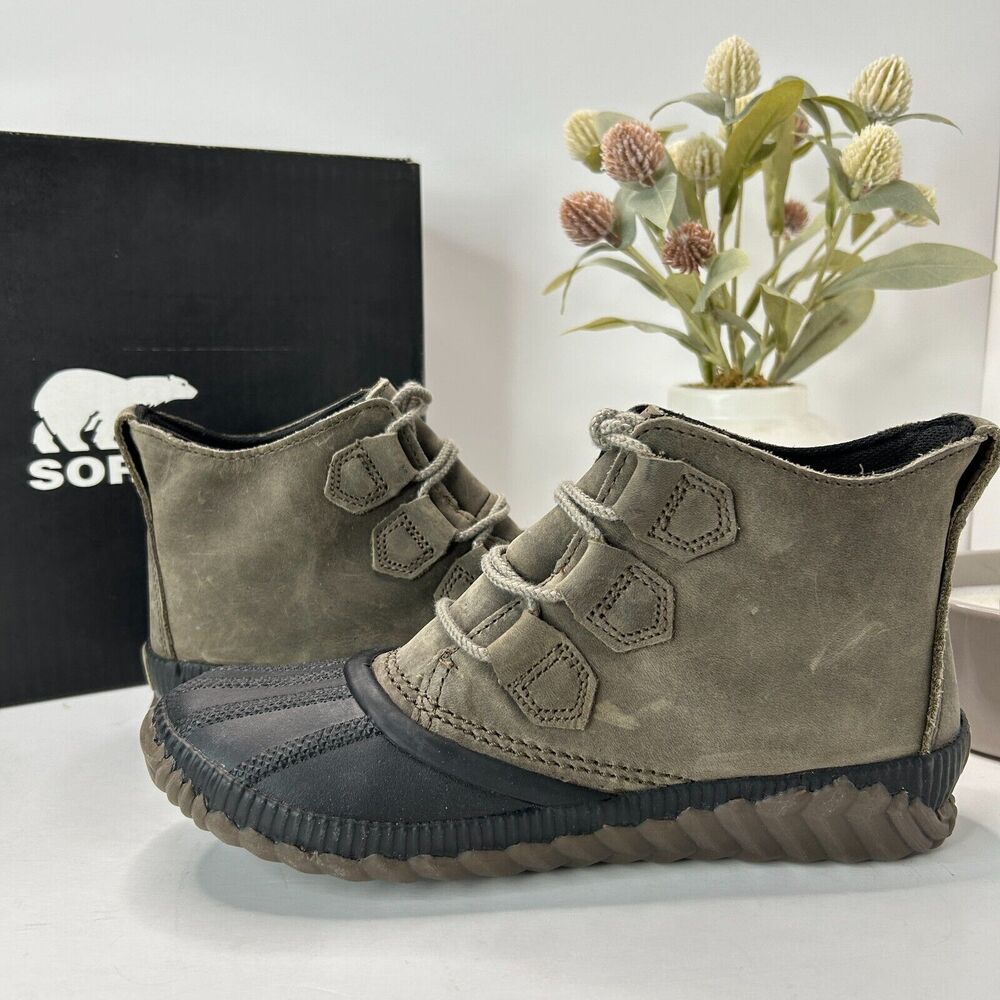 Sorel Out N About Major Leather Waterproof Lace Up Boot NL 3069-245 Women's US 7 - Picture 5 of 9